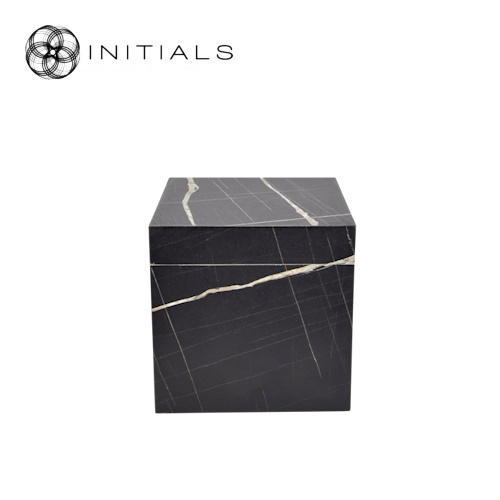 Decoration Box Modern Vivre Marble Laminate Black