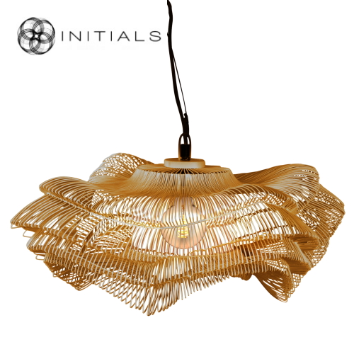 Hanging Lamp Oriental Cloud Iron Wire Gold