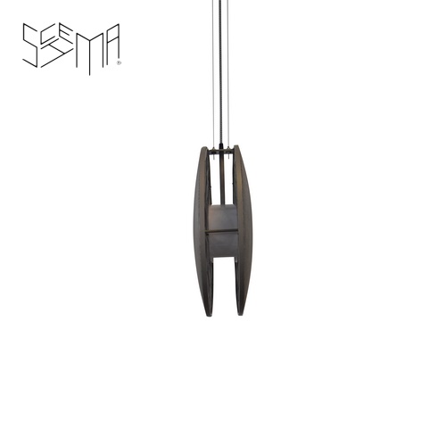 Hanging Lamp Gamboa Hush-Hush Iron Wire Elephant Grey/Light Grey