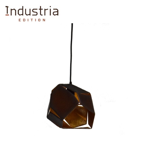 Hanging Lamp Jude Cubico Metal Bronze Rust