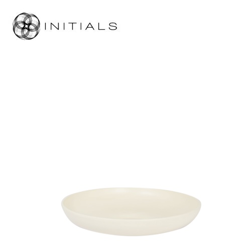 Bowl Terre Platter Ceramic White