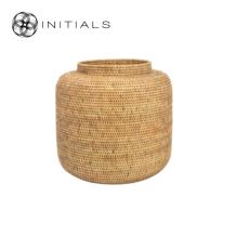 Pot Nature Osier Planter Burma Rattan Natural