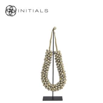 Object Shell Necklace Grey