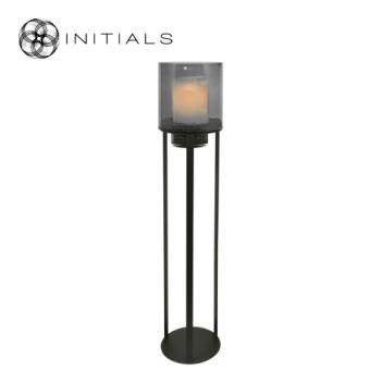 Hurricane Stand Open L Matt Black & Smoke Glass