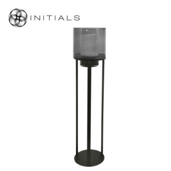 Hurricane Stand Open L Matt Black & Smoke Glass