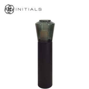 Hurricane Stand Solid L Matt Black & Smoke Brillant Glass