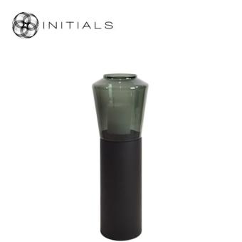 Hurricane Stand Solid M Matt Black & Smoke Brillant Glass