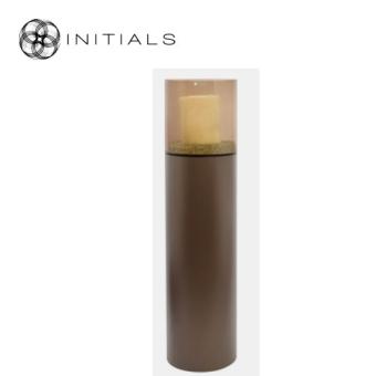 Hurricane Stand Solid L Metallic Brown & Topaz Glass