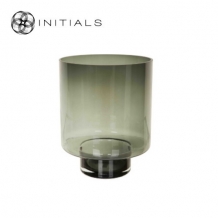 Candleholder Serré Basic Smoke Glass