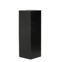 Pillar Block Mdf Black Square