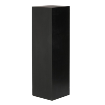 Pillar Block Mdf Black Square