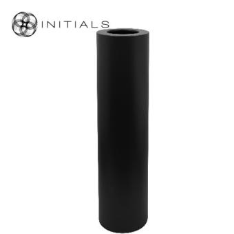 Stand Solid Metal Black Round