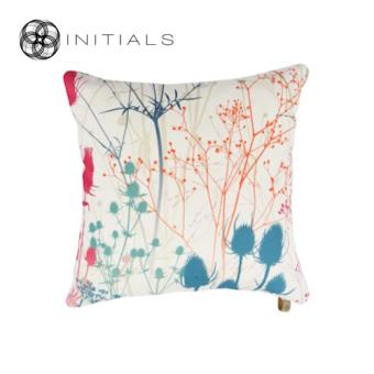 Cushion Lodge Border Neon White