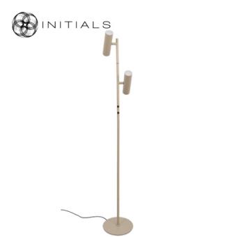 Floor Lamp Tube Iron Taupe