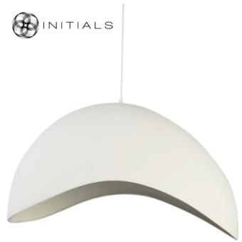 Hanging Lamp Napoleon Polyresin White XL