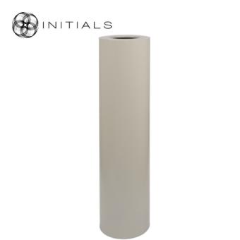 Floor Lamp Base Solid Metal Ivory