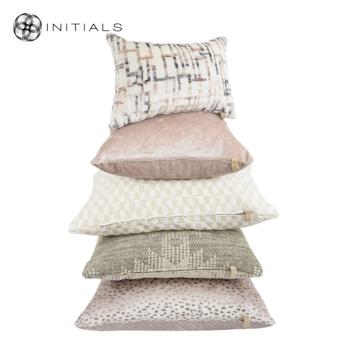 S/5 Cushions Dunes White