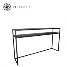 Desk | Side Table Broadway 2 Raw Iron Black