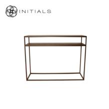 Storage Table Broadway 2 Raw Iron Metallic Brown