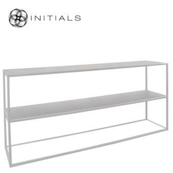 Storage Table 2 Metal Ivory