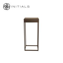 Side Table Boulevard Raw Iron Metallic Brown