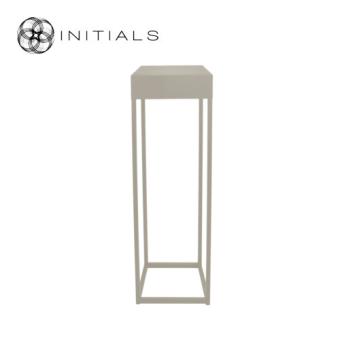 Side Table Skyline Raw Iron Ivory