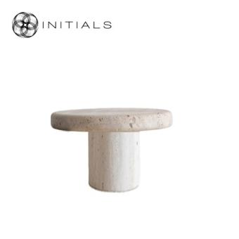 Side Table Aimée Lizea Travertin