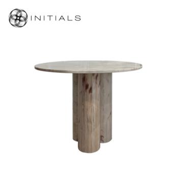 Dining Table Gamma Marble White Rosa