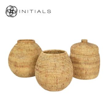 Box Nature Osier Ice Burma Rattan Natural