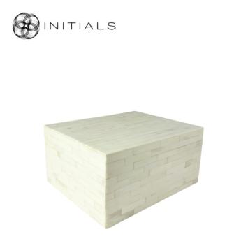 Decoration Box Stoneware White