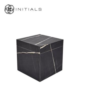 Decoration Box Modern Vivre Marble Laminate Black