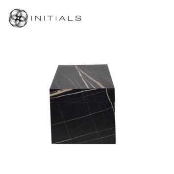 Decoration Box Modern Vivre Marble Laminate Black