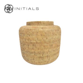 Pot Nature Osier Planter Burma Rattan Natural