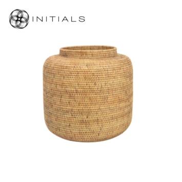 Pot Nature Osier Planter Burma Rattan Natural