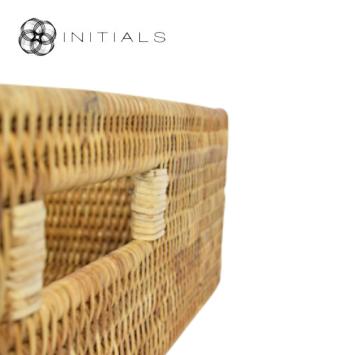 Tray Serving Burma Rattan Natural