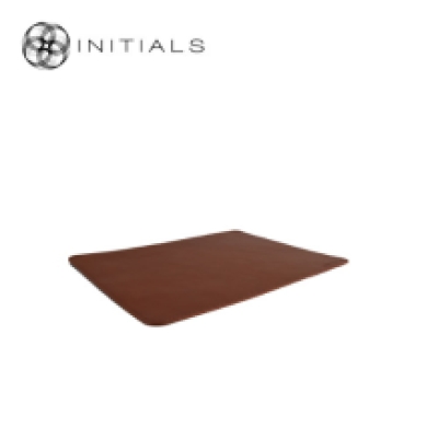 Home Office Cuir Mousepad Leather Cognac