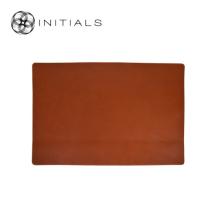 Home Office Cuir Deskpad Leather Cognac