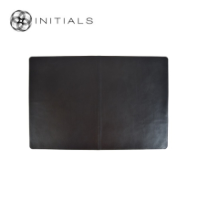 Home Office Cuir Deskpad Leather Black