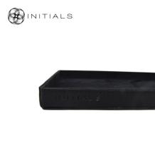Home Office Cuir Pencil Box Leather Black