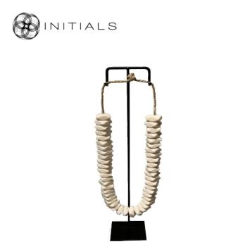 Object Nature Opera Necklace Hexa Wit