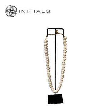 Object Nature Matinee Necklace Hexa White