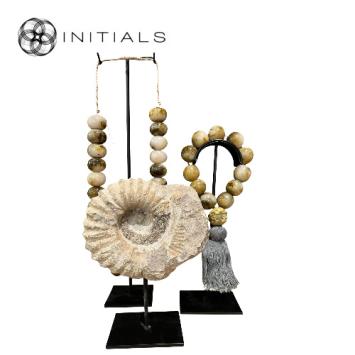 Object Nature Matinee Necklace Sand Taupe 