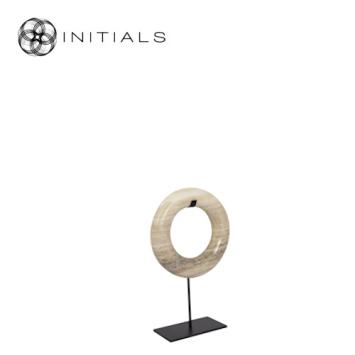 Object Cave Ring Stoneware Marble Brown