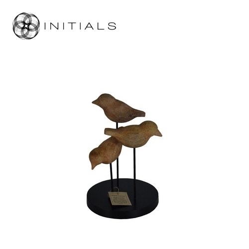 3 Birds Museum Mango Wood Natural