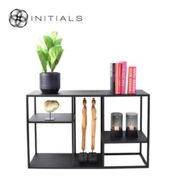 S/2 Bookstand Raw Iron Black