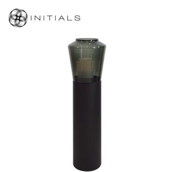 Hurricane Stand Solid L Matt Black & Smoke Brillant Glass