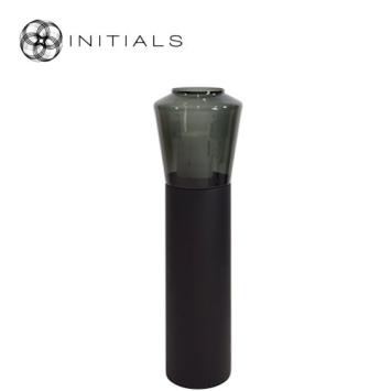Hurricane Stand Solid L Matt Black & Smoke Brillant Glass