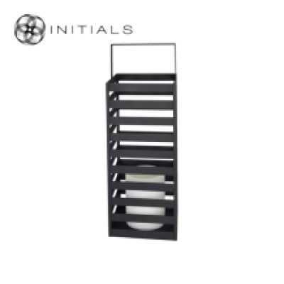 Lantern Boîte Raw Iron Black High