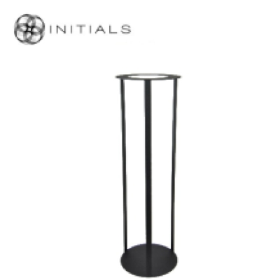 Stand Bridge Raw Iron Black Round