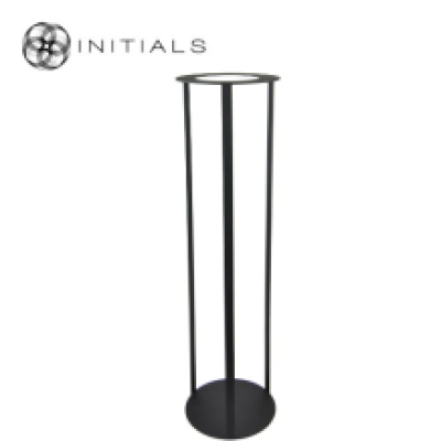 Stand Bridge Raw Iron Black Round